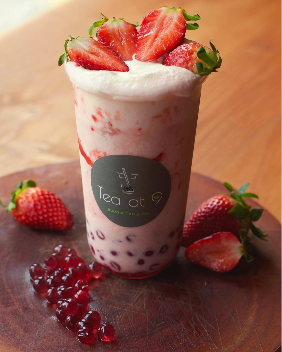Erdbeer Sahne Bubble Tea