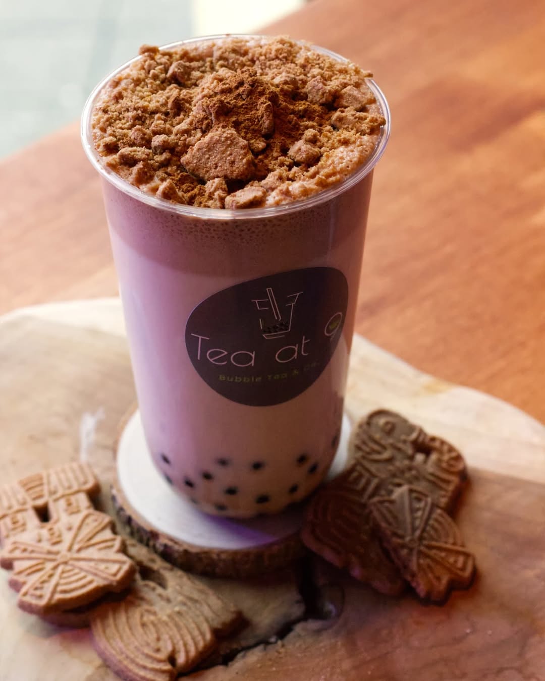 Taro Spekulatius Bubble Tea